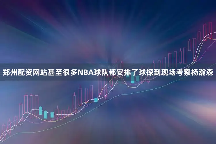 郑州配资网站甚至很多NBA球队都安排了球探到现场考察杨瀚森